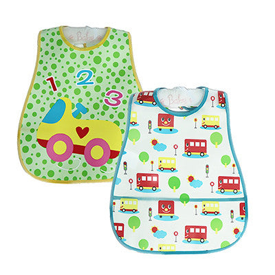 Polyester High Quality Cartoon Baby Bibs