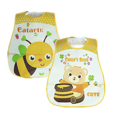 Polyester High Quality Cartoon Baby Bibs