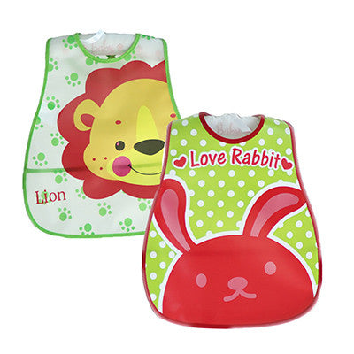 Polyester High Quality Cartoon Baby Bibs