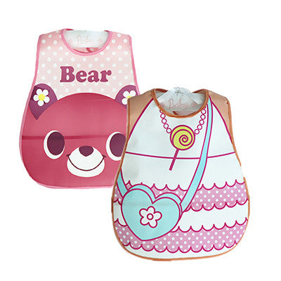 Polyester High Quality Cartoon Baby Bibs