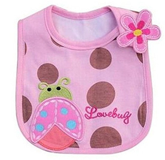 100% Soft Cotton High Quality Cartoon Baby Bibs