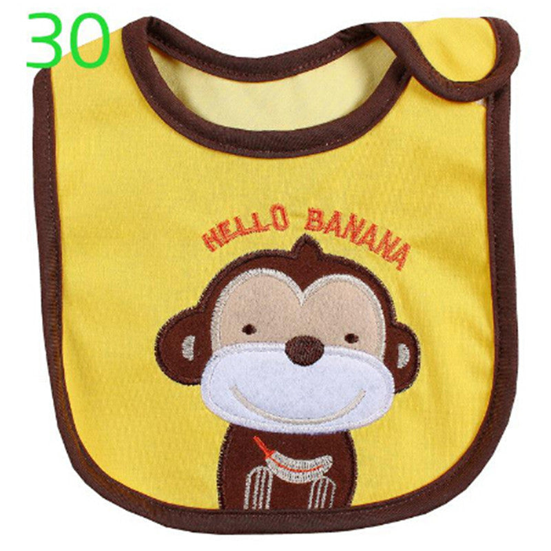 100% Soft Cotton High Quality Cartoon Baby Bibs