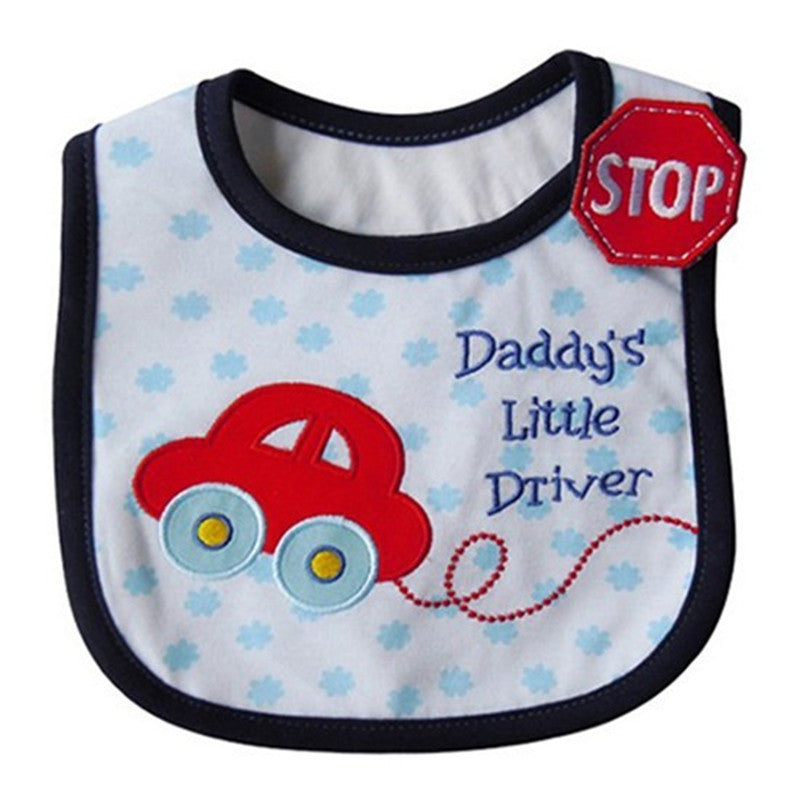 100% Soft Cotton High Quality Cartoon Baby Bibs