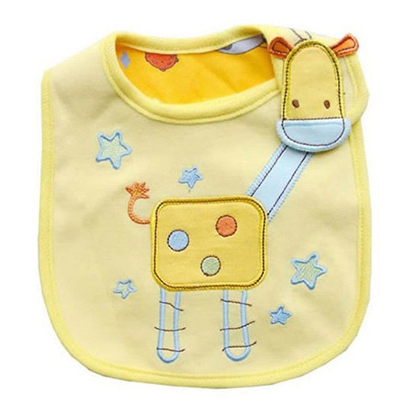 100% Soft Cotton High Quality Cartoon Baby Bibs