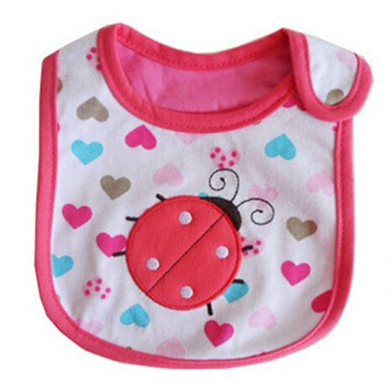 100% Soft Cotton High Quality Cartoon Baby Bibs