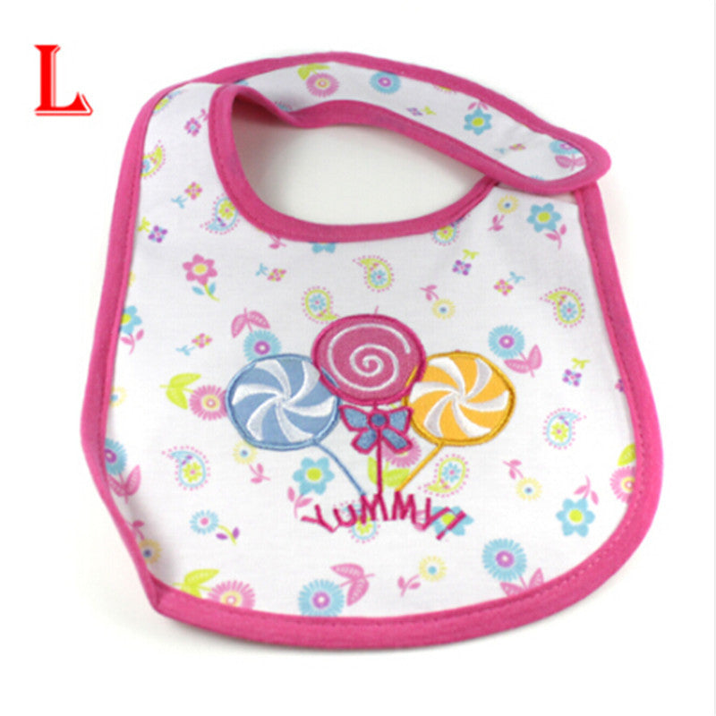 100% Soft Cotton High Quality Cartoon Baby Bibs