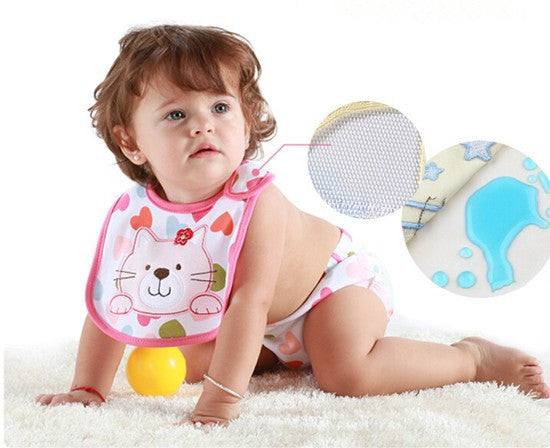 100% Soft Cotton High Quality Cartoon Baby Bibs