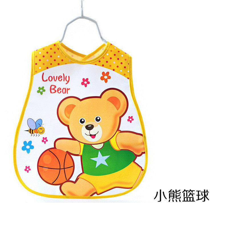 Polyester High Quality Cartoon Baby Bibs