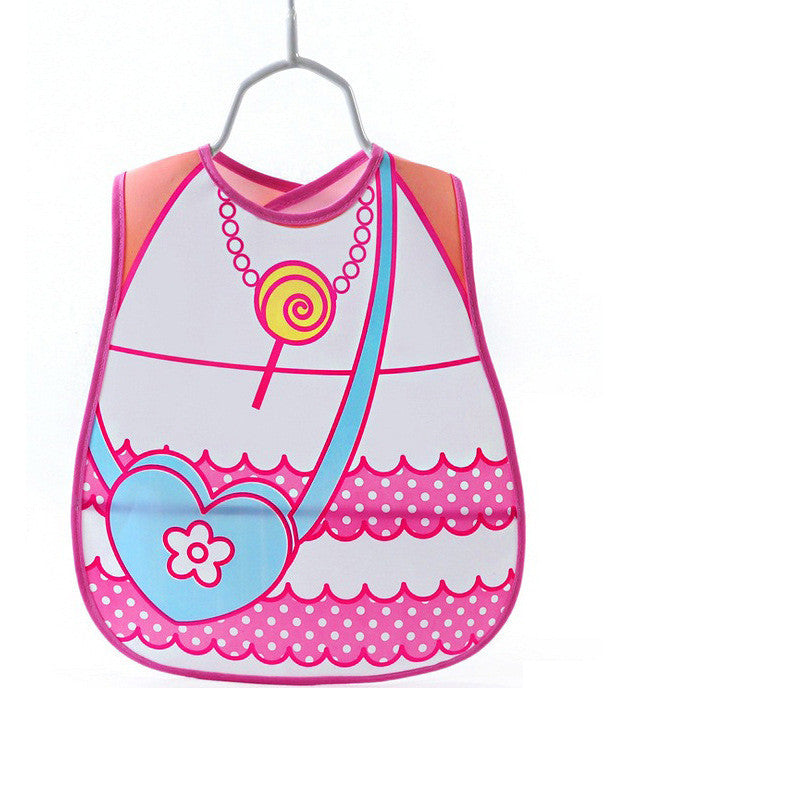 Polyester High Quality Cartoon Baby Bibs