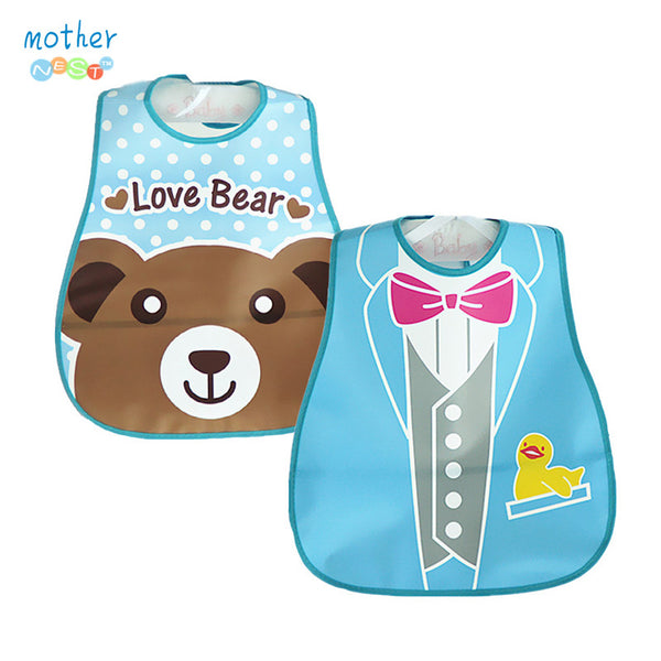 Polyester High Quality Cartoon Baby Bibs