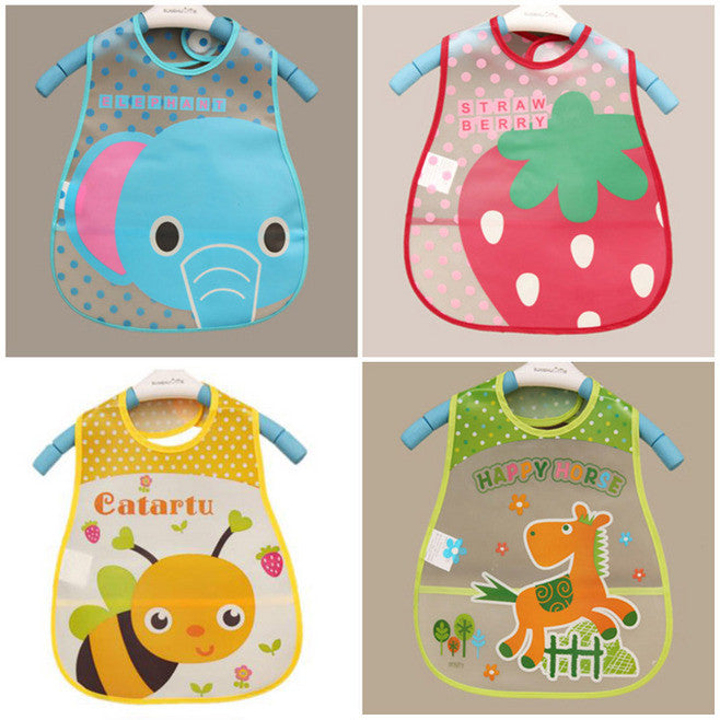 Polyester High Quality Cartoon Baby Bibs